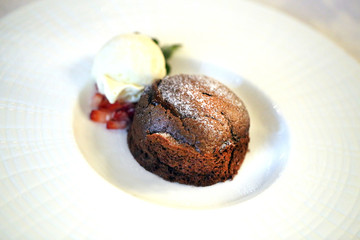 Photo macro lovely delicious cake