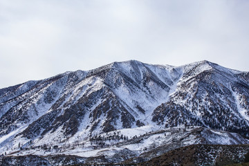 Snowy Mountain Peaks Sierra Nevada
