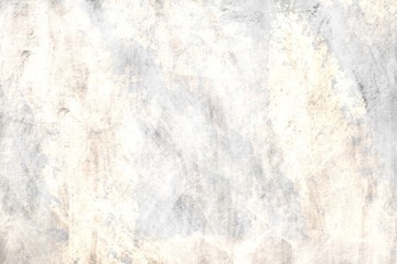Concrete wall white color for background. Old grunge textures with scratches and cracks. White painted cement wall texture.