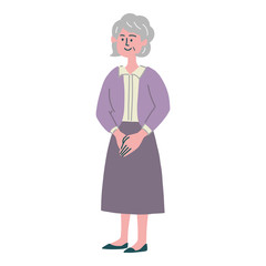 シニア　女性　全身