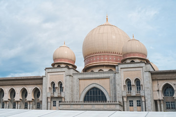 Fototapeta na wymiar Palace of Justice Istana Kehakiman building, Putrajaya, Malaysia.