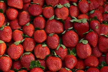Strawberry background, food, fruit, summer, texture, nature,