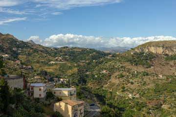 Fototapeta na wymiar View of the hills