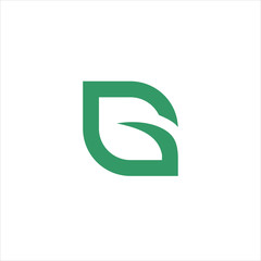 G leaf logo design