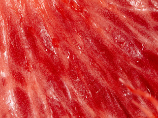 Red pulp pomelo as a background