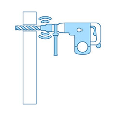 Icon Of Perforator Drilling Wall