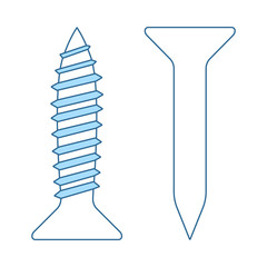 Icon Of Screw And Nail