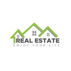 real estate logo designs simple and modern