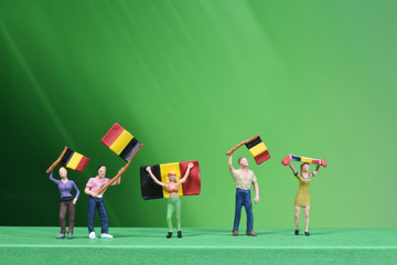 Belgique pays belge drapeau patriote vert supporters