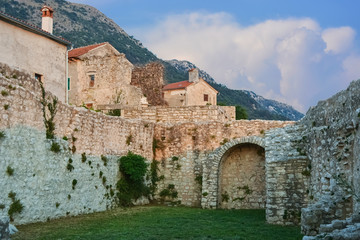 Courtyard of the old fortress.