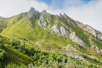 Fototapeta na wymiar Somiedo natural park in Asturias province, Spain.