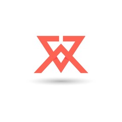 modern letter V logo, icon and template