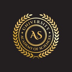Fototapeta school and university logo, icon and illustration obraz