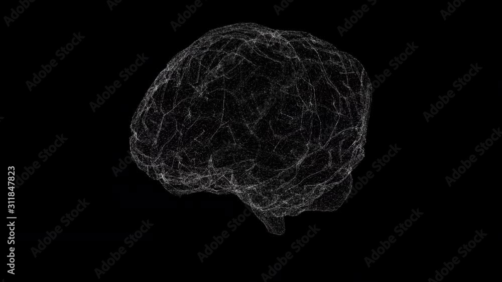 Aufkleber Futuristic head up display motion element virtual biomedical holographic human body scan neurological examination, axial skeleton, vertebral column, DNA and heart diagnostic for background display