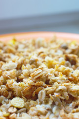 Muesli breakfast cereal vegan meal