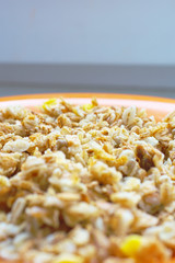 Muesli breakfast cereal vegan meal