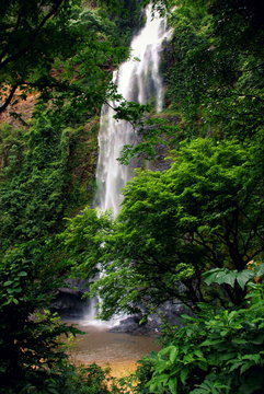 Stunning upper wli waterfall in Volta Region Ghana