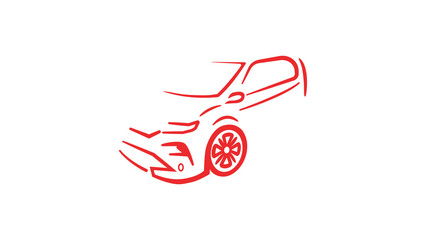 Car logo template vector illustration