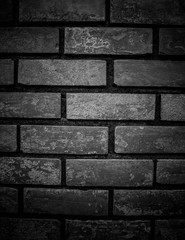 black stone blocks background. Stones texture. The wall of stones.black block and grungy. black abstract background.