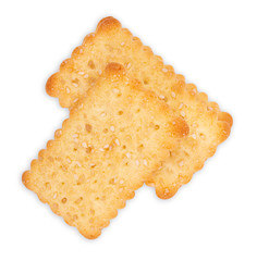  biscuits isolated on white background