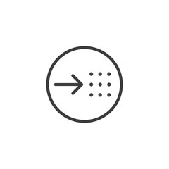 Outline more vector icon.