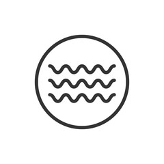 black water wave icon.