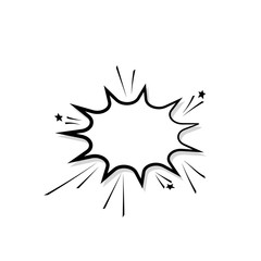 Hand drawn set of speech bubbles. Vector