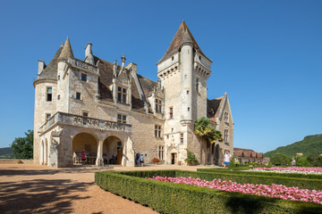  Chateau des Milandes, a castle  in the Dordogne, from the forties to the sixties of the twentieth...