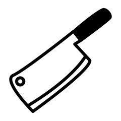 Knife icon vector simple design