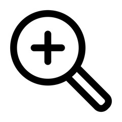 Fototapeta premium Zoom In vector icon