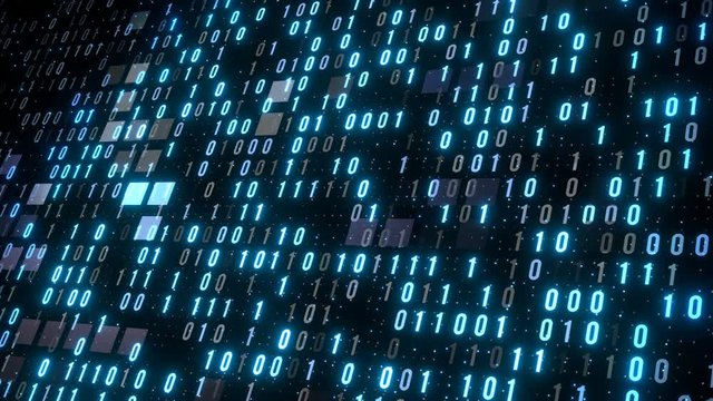 binary code background technology data