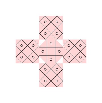Traditional Indian folk art - known as rangoli, kolam, alpona for diwali,onam, vector design