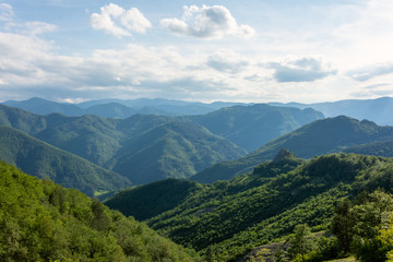 Landscape in the Rodopi mountains 