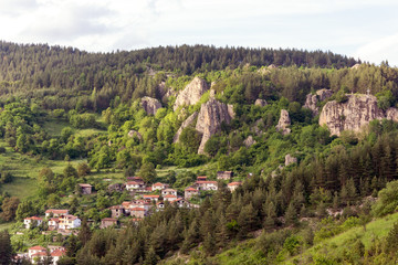 Fototapeta na wymiar Landscape in the Rodopi mountains 