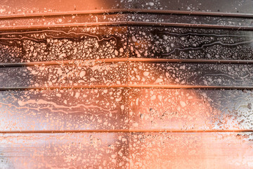 Backlit metal texture