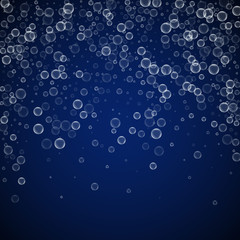 Soap bubbles abstract background. Blowing bubbles 