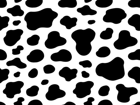 Black And White Cow Print 10 Cow Print, HD wallpaper