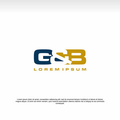 initial letter logo, G&B Logo, logo template