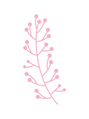 Isolated natural leaf vector design