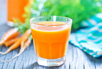 fresh carrot juice
