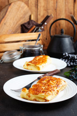 pancakes with cottage