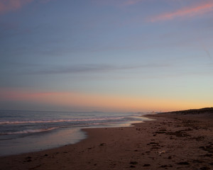 Sunset in the beach