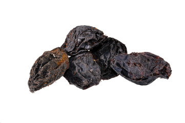 dried fruits isolated on white background