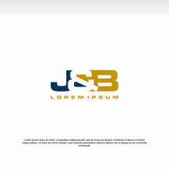 initial letter logo, J&B Logo, logo template