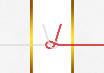 背景：水引 あわじ結び 紅白 麻の葉 お祝い ご祝儀 お中元 お歳暮 のし 封筒 和 素材