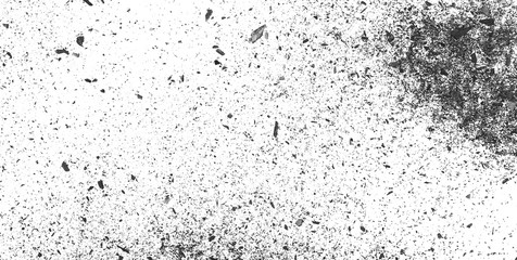 Black charcoal dust explosion, gunpowder isolated on white background and texture, top view