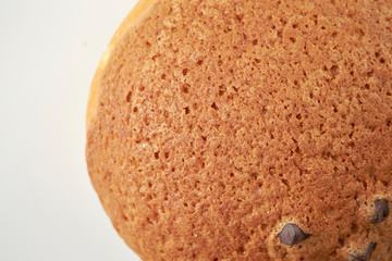 Chocolate chip round shape bread 