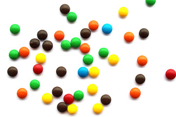 background of colorful candies