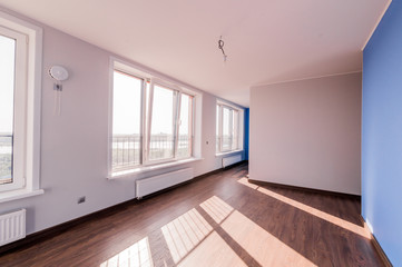 Russia, Moscow- August 05, 2019: interior room apartment modern bright cozy atmosphere. general cleaning, home decoration, preparation of house for sale