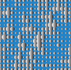 blue background with balls